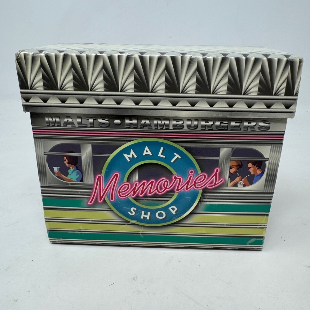 Time Life Malt Shop Memories 5 CD Box Set 50s 60s Oldies Diner Storage Box